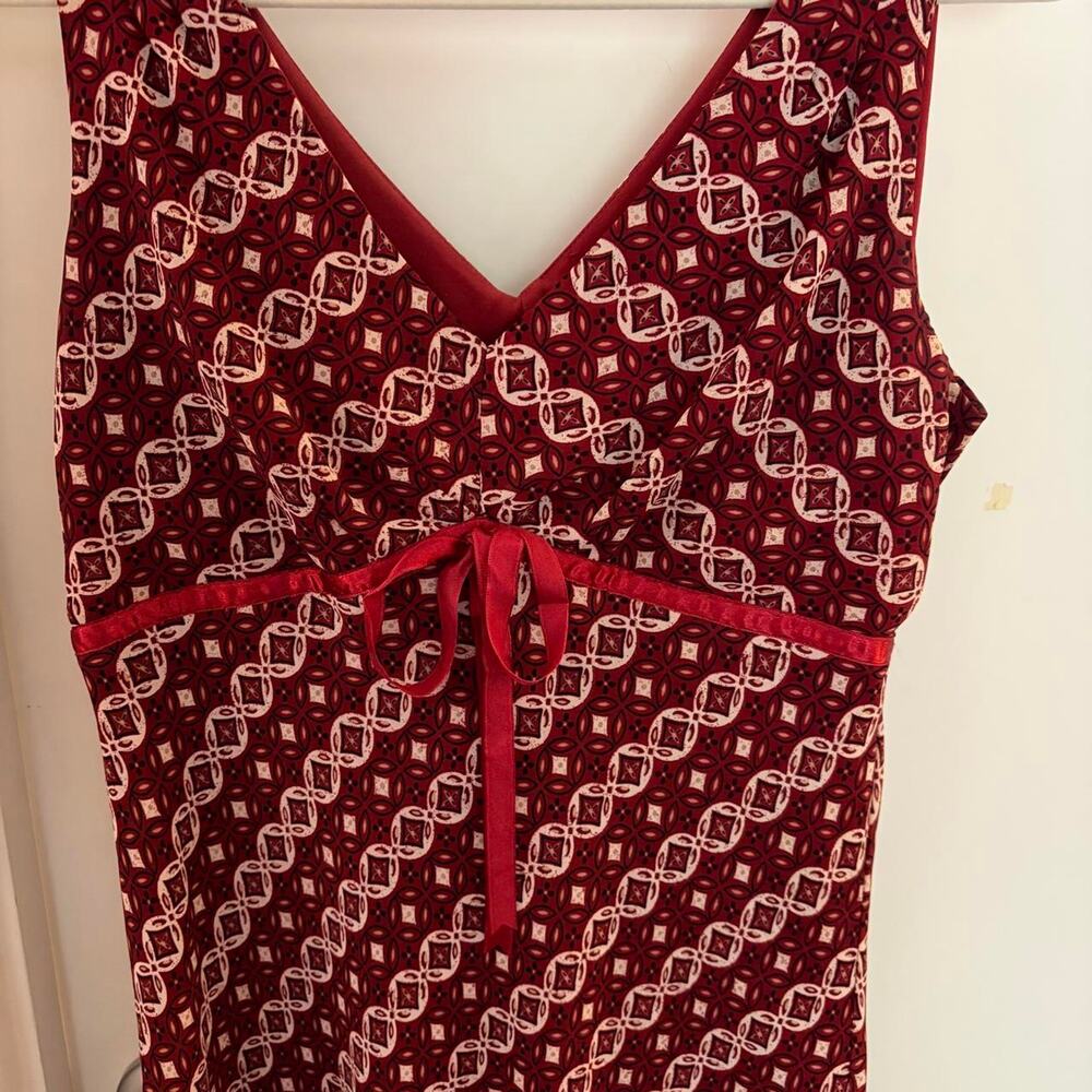 VINTAGE 90s JONATHAN MARTIN STUDIO PATTERNED MIDI DRESS